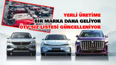 ÖTV'siz araç listesine yeni marka geliyor: Voyah üretimi başlıyor