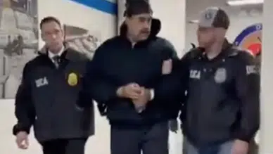 Ayağında terlikle böyle görüntülendi: Maduro ABD'de gözaltında