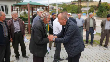 Kavuş'a sıcak karşılama: Hizmetin de muhabbetin de mesafesi olmaz