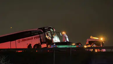 Anadolu Otoyolu'nda 16 araçlık zincirleme kaza: Çok sayıda yaralı var