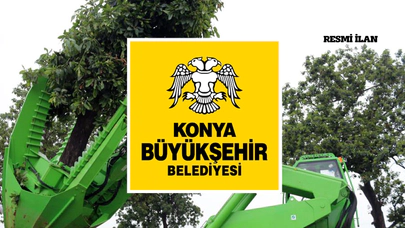 KONYA BÜYÜKŞEHİR BELEDİYESİ MAKİNE SATIN ALACAK