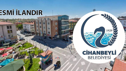Cihanbeyli Belediyesi kafeterya ve bahçesini kiraya verecek