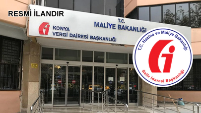Konya Vergi Dairesi'nden ilan