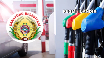 Sarayönü Belediyesi Fen İşleri Müdürlüğü akaryakıt alımı yapacak