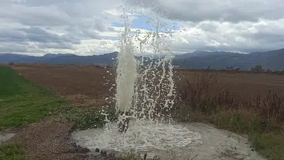 Konya'da yıllar önce yapılan kuyudan püsküren su şaşırtıyor