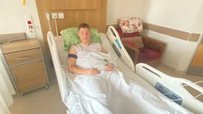 Konyalı genç futbolcunun çapraz bağları koptu