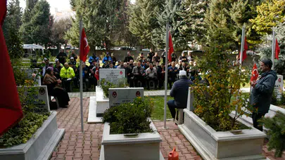 Konya'da şehit ailelerine vefa: Mevlid-i Şerif okutuldu