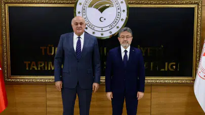Başkan Erkoyuncu’dan Tarım Bakanı Yumaklı’ya ziyaret
