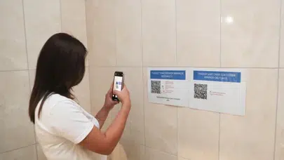 Hastanelerde QR kodlu temizlik dönemi başladı