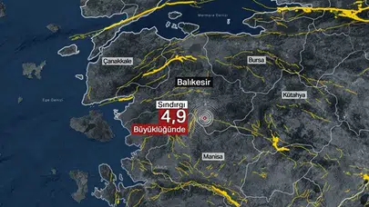 Balıkesir'de peş peşe depremler