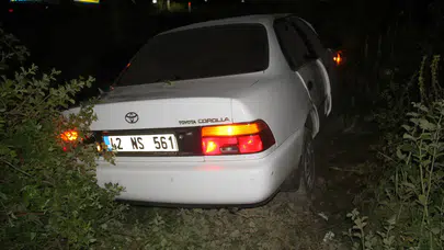 Konya'da kontrolden çıkan otomobil kaza yaptı: Yaralılar var