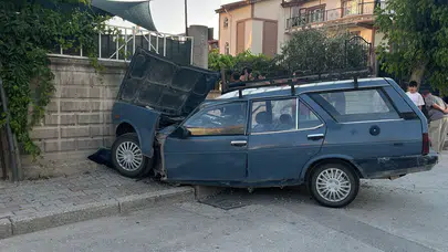 Konya'da ehliyetsiz çocuk sürücünün karıştığı kazada 2’si çocuk 5 kişi yaralandı