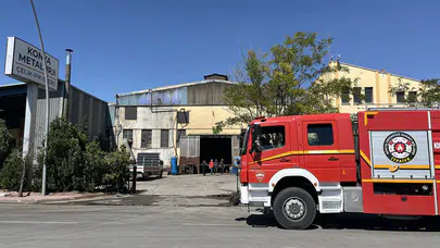 Konya'daki fabrikada korkutan patlama! Ekipler sevk edildi