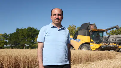 Başkan Altay hasada katıldı: Konya üretmeye devam edecek