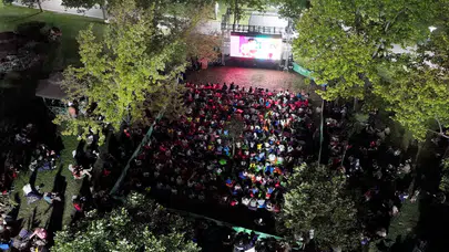 Konya'da akşamlar daha keyifli geçiyor: Karatay'da sinema zamanı
