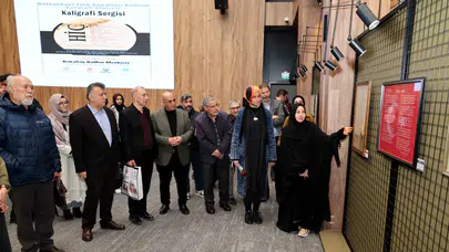 Konya'da Kaligraf rüzgarı esti: Hiç Sergisi Karatay'da