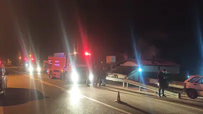 Konya'da bağ evi yangında kullanılamaz hale geldi