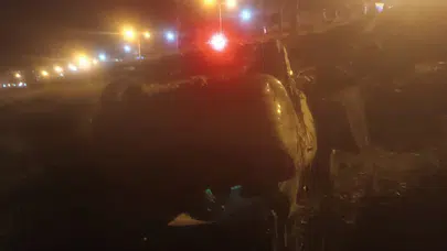 Konya yolunda feci kaza: Kontrolden çıkan otomobil göl kenarına uçtu: 1 yaralı