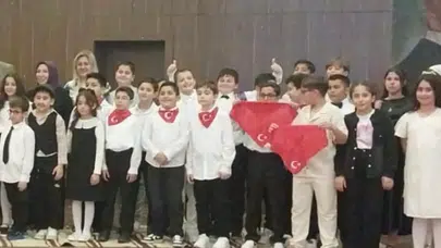 Konya’da küçük yüreklerden “Bestelenmiş Şiirler” dinletisi