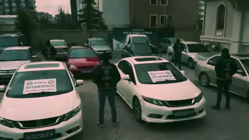 Konya'da Change araç operasyonu