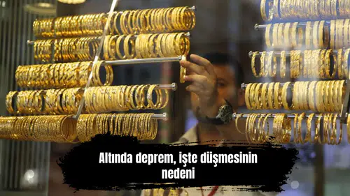 Altında deprem, işte düşmesinin nedeni