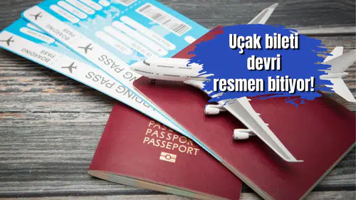 Uçak bileti devri resmen bitiyor!