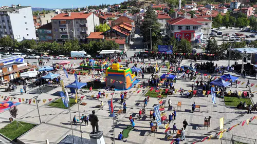 Konya'nın bu ilçesine Yoğurt Pazarı yapıldı