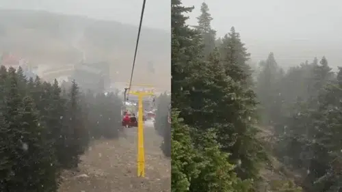 Yılın ilk karı yağdı: Sezon erken başlayabilir