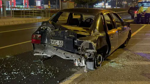 Kaza yapan sürücü polise "beni bırakmayın" dedi