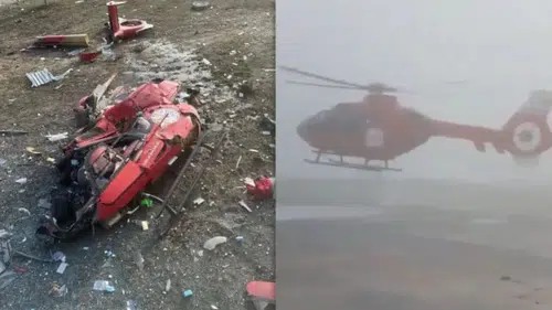 İran'da Kızılay helikopteri düştü: Ölüler var