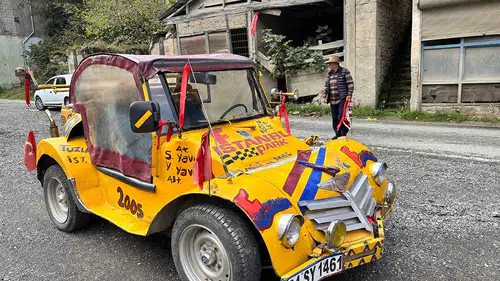 Ahırda Cabrio üretti: Karadenizli yine yaptı yapacağını