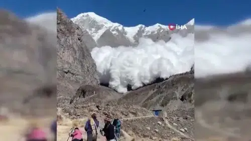 Böylesi görülmedi: Nepal'de dağcıların kampına çığ düştü