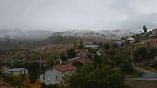 Kış, Konya’yı selamladı: Cephe yağışı soğuk ve kar getirdi