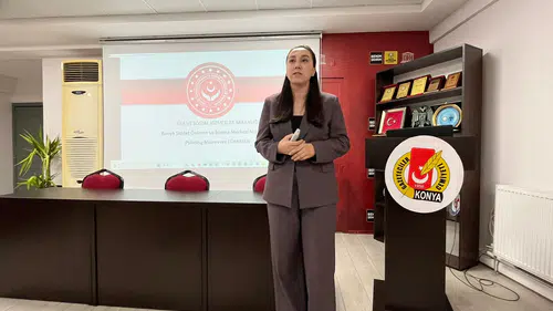 Konyalı Gazetecilere Kadına Yönelik Şiddetin ve Erken Yaşta Evliliklerin Önlenmesi konferansı verildi