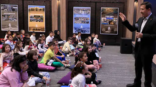 Karatay'da sinema etkinliği yoğun ilgi gördü
