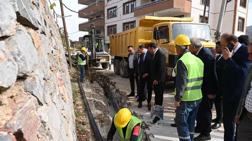Konya'nın Akdeniz'e komşu ilçesinde proje sürüyor: 4 kilometrelik hat var