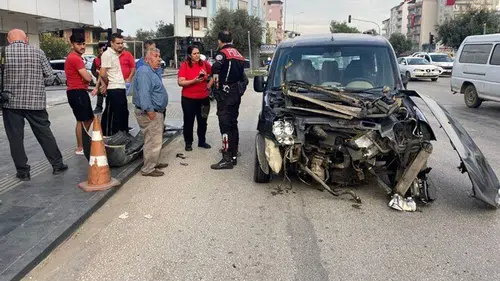 O kazada yaralandı: Ehliyetsiz sürücüye 36 bin lira ceza