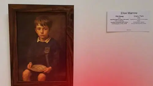 Sanat camiasını hayrete düşüren olay: Yapay zekâya yaptırdığı resmi müzede sergiledi