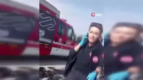 Korkunç kaza: Nefes kesen kurtarma operasyon