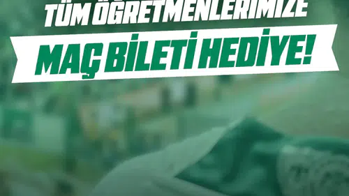 Konyaspor’dan öğretmenlere jest: O gün ücretsiz