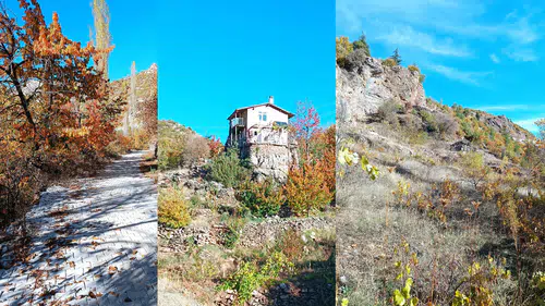 Güzelliğini Toroslardan alıyor: Konya'nın masalsı beldesinde sonbahar