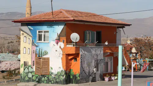 Ankara'nın ortasında tam bir renk cümbüşü: Renkli Köy