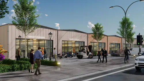 Konya'da merakla beklenen dükkanların teslimatı başladı