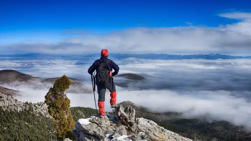 Küpe Dağı, muhteşem manzarası ile Konyalı doğa tutkunlarını büyülüyor
