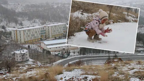 Konya'ya kış geldi: Kar yağışının en güzel kareleri çekildi