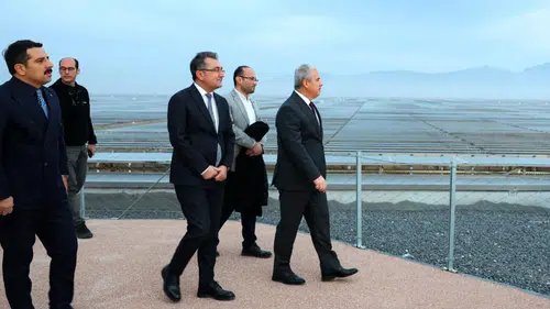 Konya Valisi İbrahim Akın, Karapınar GES'i Ziyaret Etti