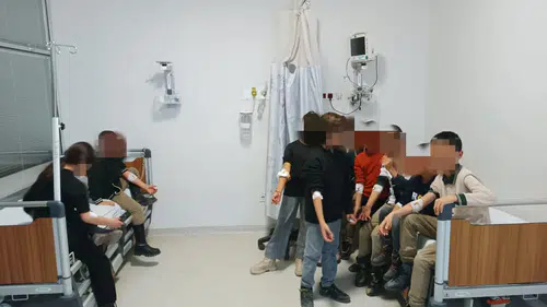 Okulda rahatsızlanan 23 öğrenci hastaneye kaldırıldı