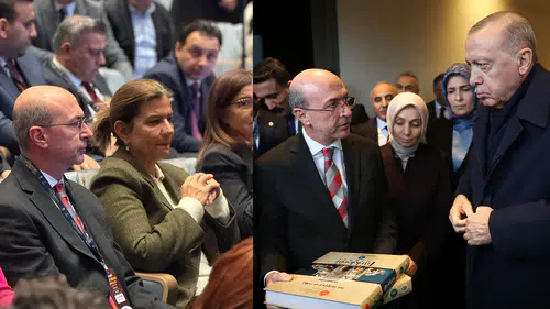 Konyalı Başkan Cumhurbaşkanı Erdoğan’a Türklerin Mirası’nı takdim etti