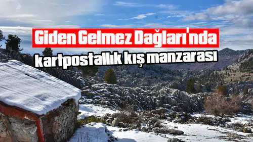 Konya ile Antalya sınırında bulunuyor: Kış en çok buraya yakışıyor