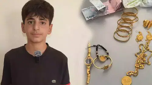 14 yaşındaki Ömer çöpte servet buldu